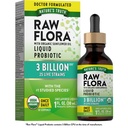 Nature's Truth Raw Flora USDA Organic Liquid Probiotic | Doctor Formulated | 25 Billion Live Strains | Vegan & Gluten Free Supplement for Men and Women