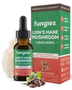 Fungies Lion 's Mane Mushroom Liquid Drops, Kaffe - Tinktur med Lions Mane Extract understøtter hjerne tåge, fokus, hukommelse og sund mad - Mushroom Complex supplement for voksne - 30 Serveringer