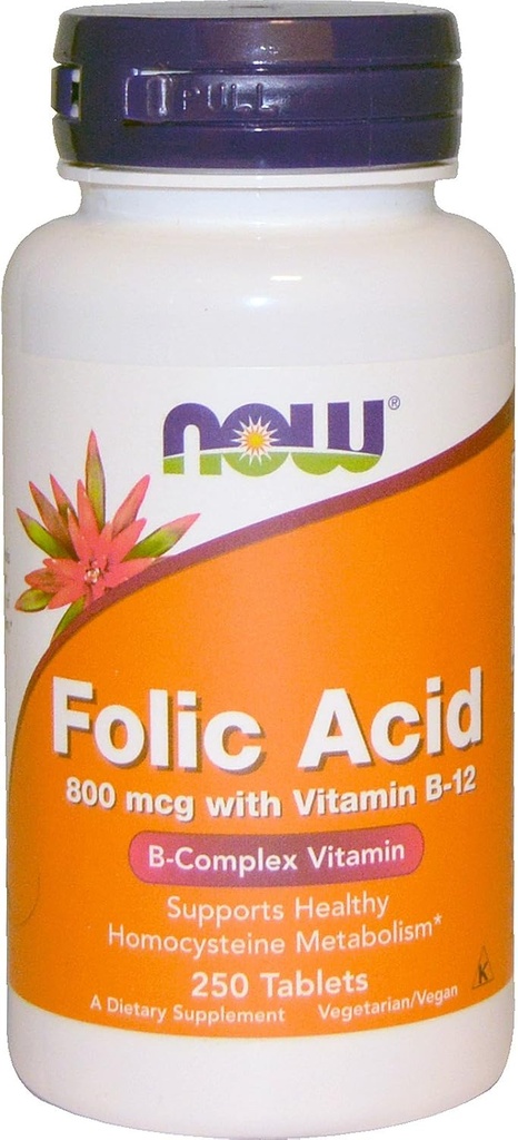 NU Folinsyre 800mcg, 250 tabletter (pakning med 4)