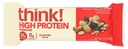 think! High Protein Bars - Chunky Peanut Butter, 20g Protein, 0g Sugar, No Artificial Sweeteners, Gluten Free, GMO Free, 2.1 Oz bar, 2.1 Oz