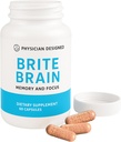 Læge designede Brite Brain Supplement 124; Ultra CoQ10 med PQQ