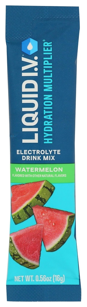 Liquid IV Watermelon Hydration Drink Mix Single, 0.56 OZ