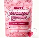 Gummies for Her, Gomitas De Feromonas para Mujer, with Slippery Elm, Supports Balance,Confidence & Social Vibe, Strawberry Flavor, 60 Gummies (1)