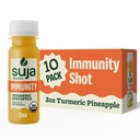 Suja Organic Immunity Defense Shot (10 Pack) with Turmeric and Ginger | Immunity Boost & Support | Functional Shots | Cold-Pressed Juice with Live Probiotics | Plant-Based & Gluten-Free (10 Pack)