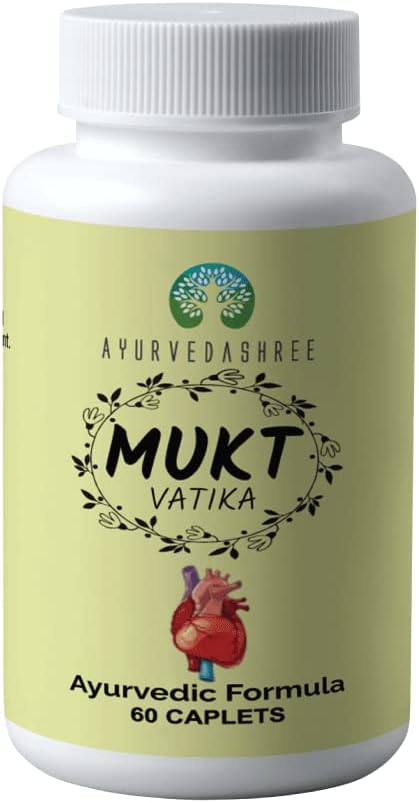 Mukt Vatika 60 Caplets ttesmå 124; Hver Caplet indeholder 1000 MG ekstrakt af naturlige urter
