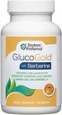 DOCTORS 'TILBEREDT GlucoGold med berberin, koncentreret kanel, chrom, Banaba Leaf Extract (90 tabletter)
