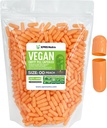 XPRS Nutra Størrelse 00 Tomme kapsler - 1000 Grev Tomme Veganske kapsler - Vegetariske Tomme piller - DIY Vegetabilske Kapsler Filling- Veggie Pill Caps (Peach)