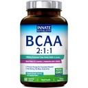 Innate Vitality BCAA Capsules, for Men & Women, 2:1:1 Branched Chain Amino Acids, L-Leucine, L-Isoleucine, L-Valine, No Mixing, No Mess, Energy, Recovery, Focus, On-the-Go, Non-GMO, 60 Count