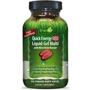 Irwin Naturals Quick Energy RED Liquid- Gel Multi med nitrogenoxid booster - 72 flydende bløddele - med nitrogenoxid booster, gurkemeje, brun kelp, Maca & Beet Root