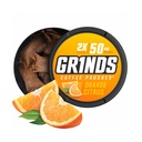 Grinds Coffee Pouches 18 Per Can | 3 Cans Orange Citrus | Caffeine Pouches | Clean Energy Option | Portable Energy | No Crash, No Jitter | B-Vitamins | Focus | Sugar Free | Brew-Free Coffee