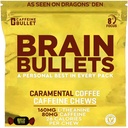 80mg Caffeine & 160mg L-Theanine Focus Enhancing Energy Chews (16 Servings) – Neuroscience Backed Nootropic Stack, Mental Acuity & Cognitive Support | Caramel Frappe Flavor Brain Bullet