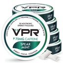 VPR 75MG Caffeine Nootropic Pouches | 20 Count Energy Pouches with Lion's Mane, Alpha-GPC, Vitamin B6 & B12, L-Theanine, and L-Tyrosine | Naturally Flavored Focus Pouches with No Sugar (Spearmint)