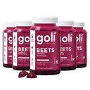 Goli Nutritional Supplement, Beets Cardio Gummy - 300 Count(5 Pack of 60) - 100mg CoQ10 & Beet Root Extract - Gluten-Free, Vegan, Non-GMO, and Gelatin-Free. Nature's Great Superfood.