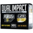 NDS Nutrition Maximum Strength Dual Impact Stack - Kraftfuld 21- 1 Vægttab Kit Kombinerer høj energi Fat- Burning XT Termogen med Premium CLA Censor Body Toner (60 Caps & 90 Softgel)