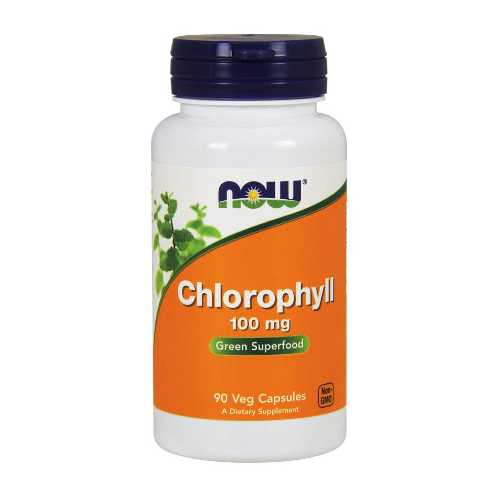 Now Foods Chlorophyll 100 mg Caps, 90 ct