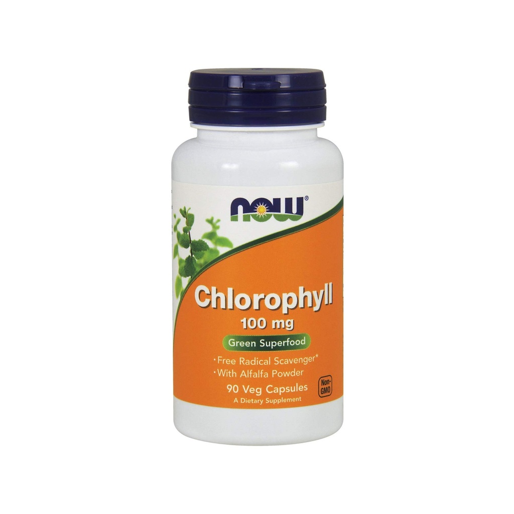 Now Foods Chlorophyll 100 mg Caps, 90 ct