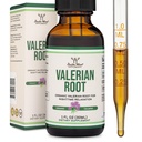 Valerian Root Drops til søvn - Økologisk Valerian Root tinktur Extract 168mg - 1 FL OZ, 30 Servering (bedre Absorbed Than Kapsler, Forbedrer Valerian Root Tea) til afslapning og rolig ved Double Wood
