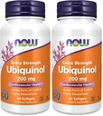 Now Supplements, Ubiquinol 200 mg, High Bioavailability (The Active Form of CoQ10), 60 Softgels (Pack of 2)