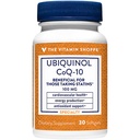 The Vitamin Shoppe Ubiquinol CoQ-10 100mg Beneficial for Those (30 Softgels)
