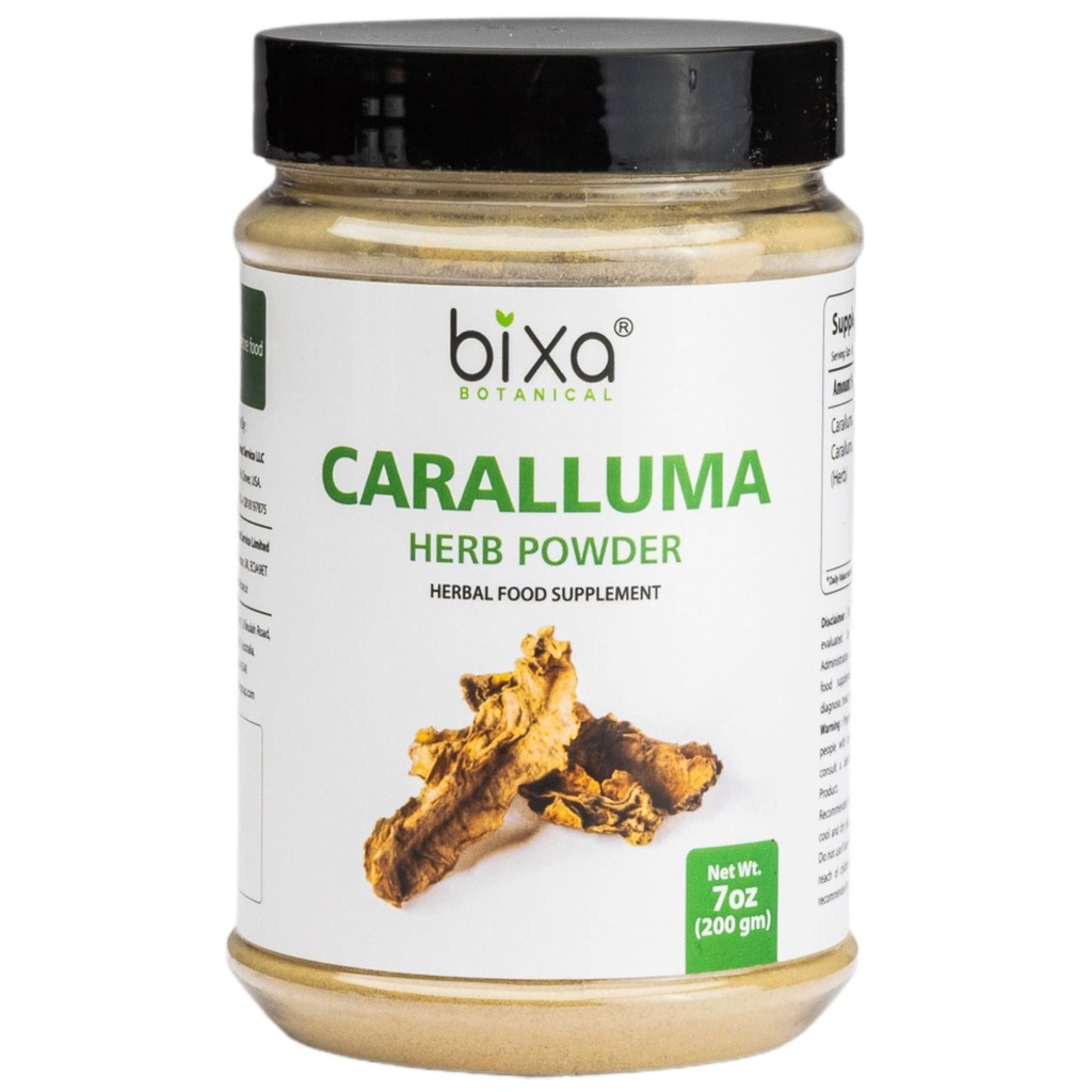 bixa BOTANICAL Caralluma Fimbriata | 200 Grams / 7 OZ | Gluten Free, Steam Treated, Vegan, 100% Pure.