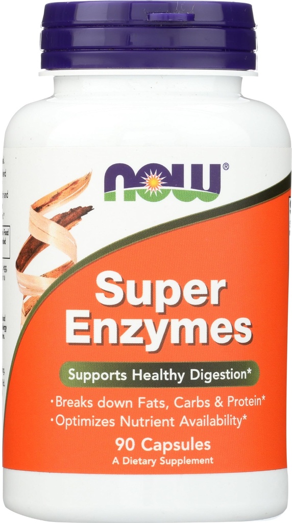 Now Foods Super Enzymes - 90 kapsler