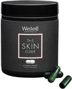 WelleCo The Skin Elixir Green Powder Kapsler med zink, gurkemeje, Essential Skin Food, Understøtter Collagen Dannelse, Gluten Free & Vegan glødende Skin Supplement, Firmness & Elasticitet, 60 Kapsler