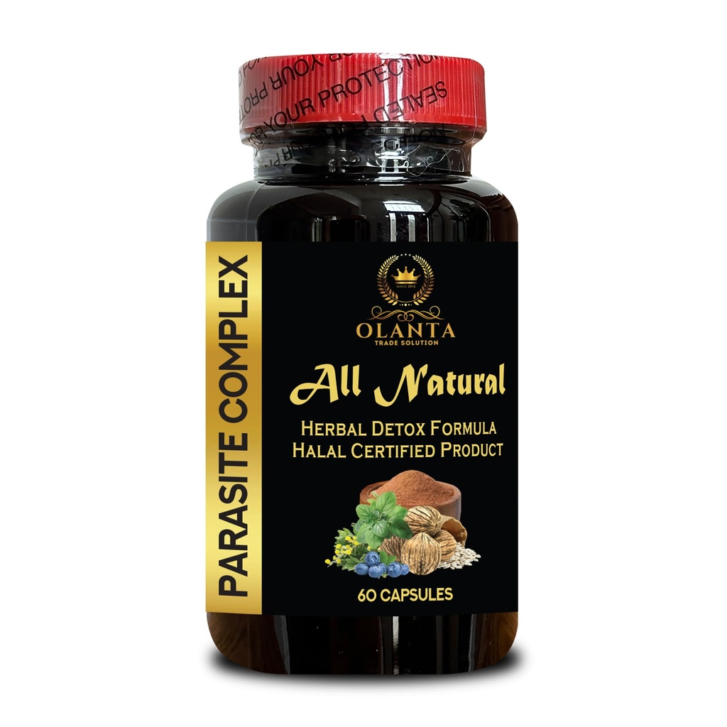 Premium Parasite Complex - Natural Herbal Cleanse for Digestive Health & Wellness Support - Includes Wormwood, Black Walnut & Cloves - 1 Bottle - Formulated in GMP-Certified Facility