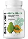 Royal Tropics Digestive Enzyme Powder - Improves Digestion Made from 100% Pure Green Papaya Enzyme - Natural Breakdown of Lipids & Proteins for Faster Absorption 150 Capsules