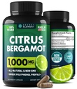 Citrus Bergamot Extract 1000mg - Citrus Bergamot supplement til hjerte, immunsystem support, og sund aldring - Pure, Vegan Bergamot kapsler
