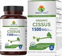 Brieofood Organic Cissus Quadrangularis 1500mg, 45 Servering, Vegetarisk, Gluten Free, 90 Vegetariske tabletter