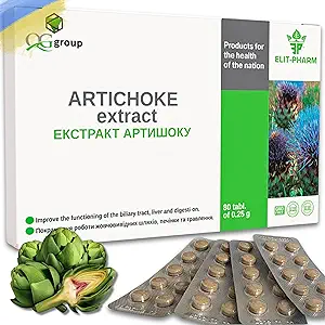 QG gruppe Pure Artichoke Extract (80 tabletter - 200mg Hver) Kosttilskud til leversundhed og fordøjelsesstøtte - supplement til mænd og kvinder