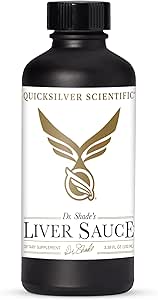 Quicksilver Scientific Lever Sauce - Liposomal Lever Detox med DIM, Quercetin, Lipoic Acid, Milk Thistle og Mælkebøtte Root Supplement - Understøtter Bile & Toxin Momentum (100 ml / 3.38 oz)