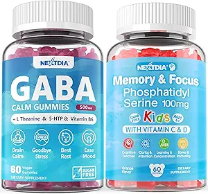 Sukkerfri Phosphatidylserin til børn + GABA gummies