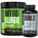 Jacked Factory Nitrobølge Pre- Workout i Ananas & Build XT Muscle Building Bundle for mænd og kvinder