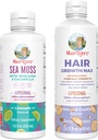 MaryRuth Organics Sea Moss Liposomal (Limeade) & Hair Growth MAX (Almond Cookie) # 124; Clean Label Project Verified ® # 124; Vitamin til energi, Immunitet, & Beauty # 124; Vegan, Gluten- Free, Non- GMO