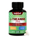 L- Theanin 200mg, Aminosyre supplement til støtte relaksering, stress, L Theanine kapsler - Non-GMO, Gluten Free, 120 Veg kapsler
