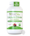 BariSlim Bariatric Calcium Citrate med Magnesium og D-vitamin Tabs - 500 mg Calcium Citrate Per Servering - Formuleret til patienter efter vægttab Kirurgi