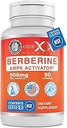 Genex formulas Berberine HCl 500mg (90 kapsler) - NSF Certified for Safety, Quality & Label Accuracy - Understøtter immunsundhed - Non- GMO, Gluten Free, Vegetarian
