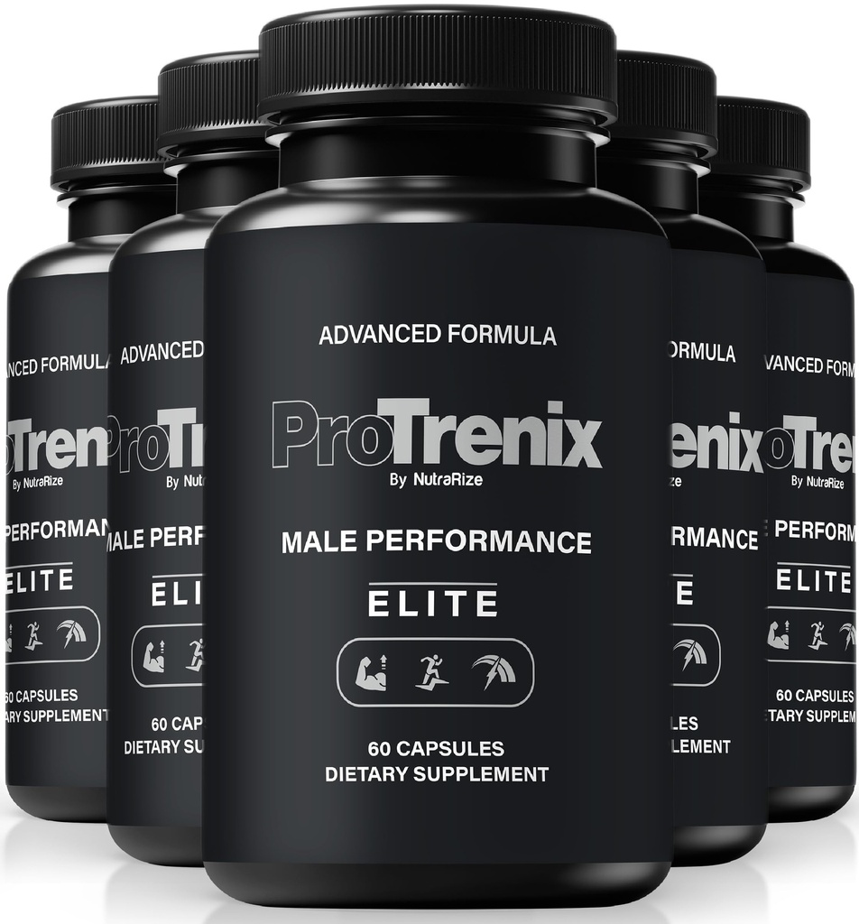 (5 Pack) Protrenix - Official Protrenix Pills For Men, Ultra Premium Protrenix Elite Male Formula To Support Natural Energy, Lasting Stamina and Peak Performance, Pro Trenix Caps Review (300 Capsules)
