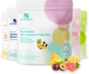 Dynatech Zero Sugar Electrolyte Drink Mix - Variety Pack - Hydration Powder Packets med 10 Electrolytes & Vitumums124; Non- GMO, Gluten Free, Vegan Electrolytes Powder Packets