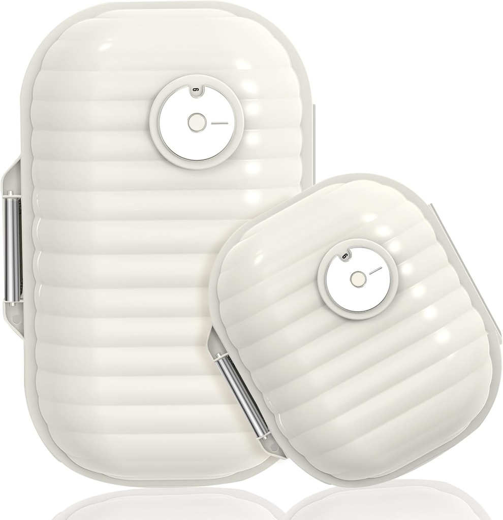 Travel Pill Organizer, 2 Pack Portable Pill Box 7 Dag lille Pill sag Fugt Bevis Daily Medicine Vitamin Container til Vitamin, Kosttilskud Medicin Tracker Travel Essentials (lille + stor)