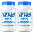 NutraRize (2 Pack) Virile Flow Max Pills, Official VirileFlow for Men, Premium Ingredients to Support Energy, Stamina and Performance, Easy-to-Swallow Pastillas Review (120 Capsules)