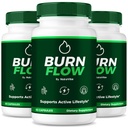 (3 Pack) BurnFlow Capsules – Premium BurnFlow Formula with a Clean, Premium Blend to Support Body Goals, Natural Energy & Active Lifestyle | Just 2 Easy-to-Swallow Pills a Day (180 Capsules)