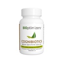 BIOptimizers Cognibiotika Probiotisk Brain Supplement - Hjælper Support Mood, Bedre fokus, Hukommelse, Mental Klarhed - 30 kapsler
