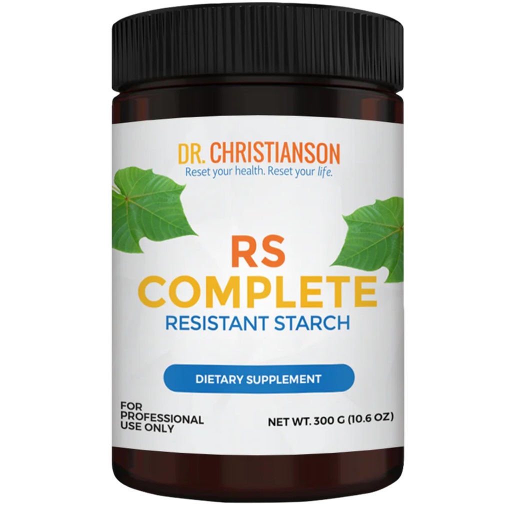 Dr. Christianson RS Complete - Resistent Stivelsespulver med økologisk grøn banan mel - Non-GMO + Dairy- Free Fiber pulver supplement - Metabolisme Reset Diet (30 Servere / 300g)