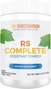 Dr. Christianson RS Complete - Resistent Stivelsespulver med økologisk grøn banan mel - Non-GMO + Dairy- Free Fiber pulver supplement - Metabolisme Reset Diet (30 Servere / 300g)