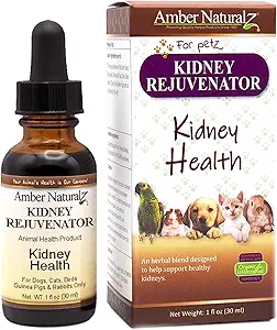 Amber NaturalZ Nyreforynger Herbal supplement til hunde, katte, fugle, kaniner, og Guinea svin