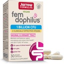 Jarrow Formulas Fem- Dophilus - 1 Millioner Organismer Per Servering - 30 Veggie Kapsler - Kvinder Probiotika - Urinary Tract Sundhed - Op til 30 Servering