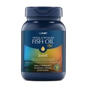 GNC Triple Strength Fish Oil Plus Joint Omega 3, 1000mg EPA og DHA, Heart Health, Plus Fast 5 Day Comfort, hjerne, hud, og øje, antioxidanter og botaniske ekstrakter, Control Fish Burps, 30 Servere