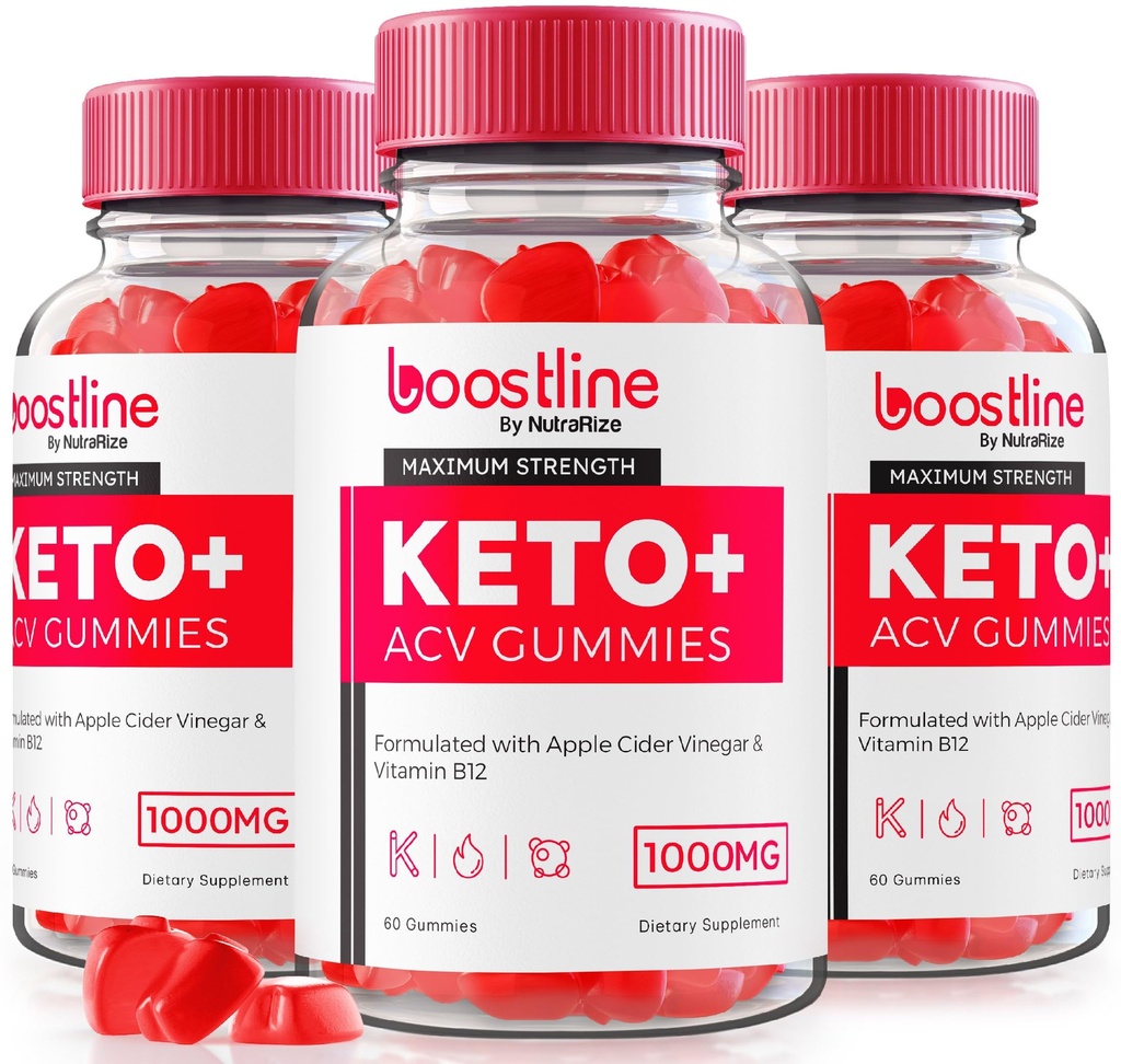 (3 Pack) Boostline Keto ACV Gummies, Boostline Keto Plus ACV Gummies Advanced Formula, Boost line Keto Apple Cider Vinegar 1000MG Gummy, Maximum Strength Gomitas Reviews (180 Gummies)